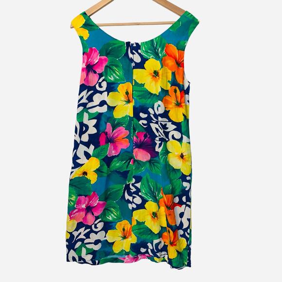 Jams World Dress Bright Multicolored Floral sz 11 vintage - Picture 6 of 7